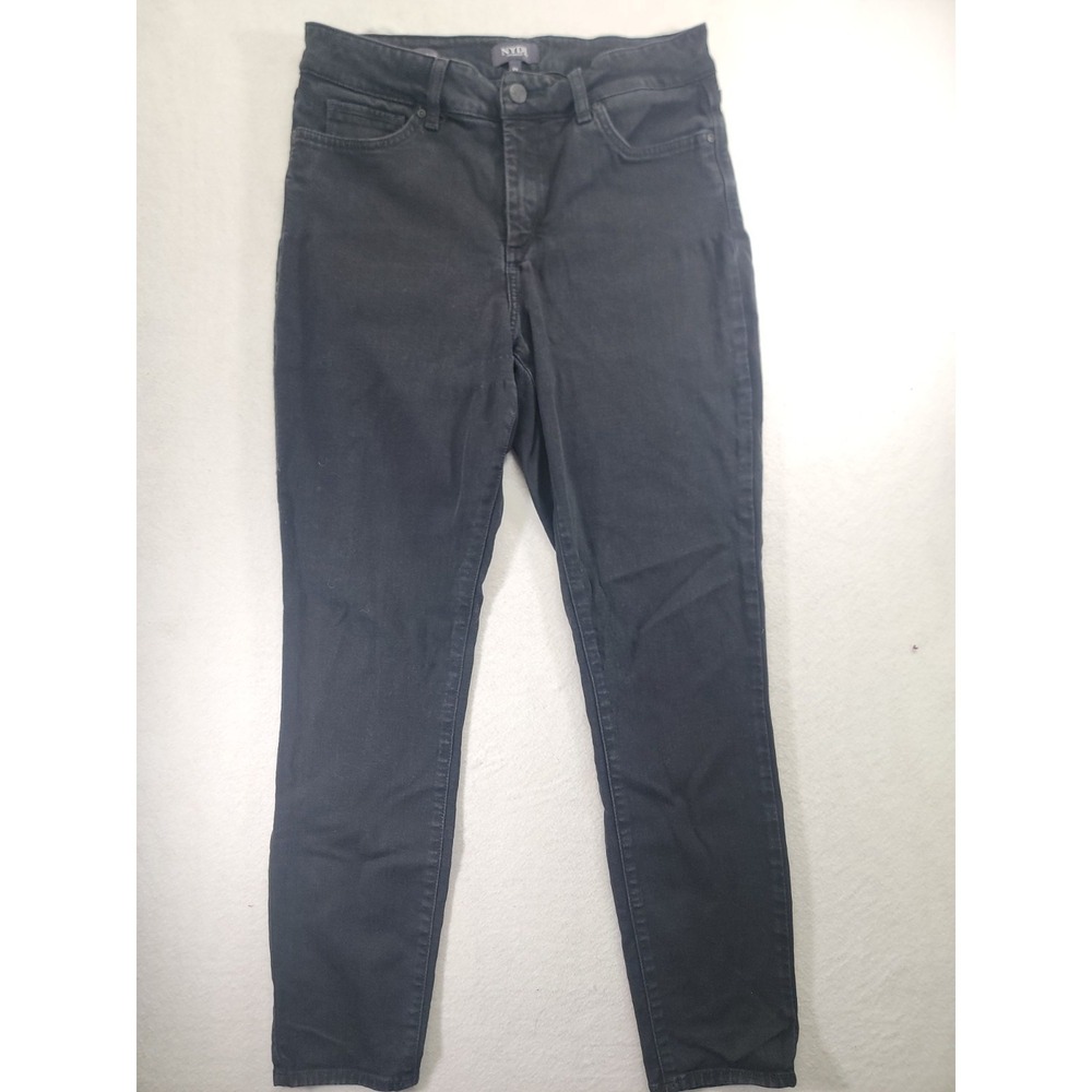 NYDJ Ami Skinny Legging Jeans Women's 12 Black‎ Lift Tuck High Rise Stretch
